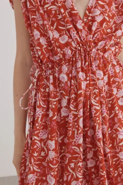 Pedro del Hierro Vestido caftán largo estampado