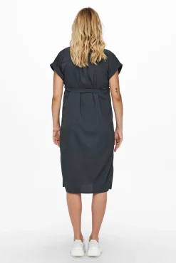 Only Maternity Vestido camisero liso maternity