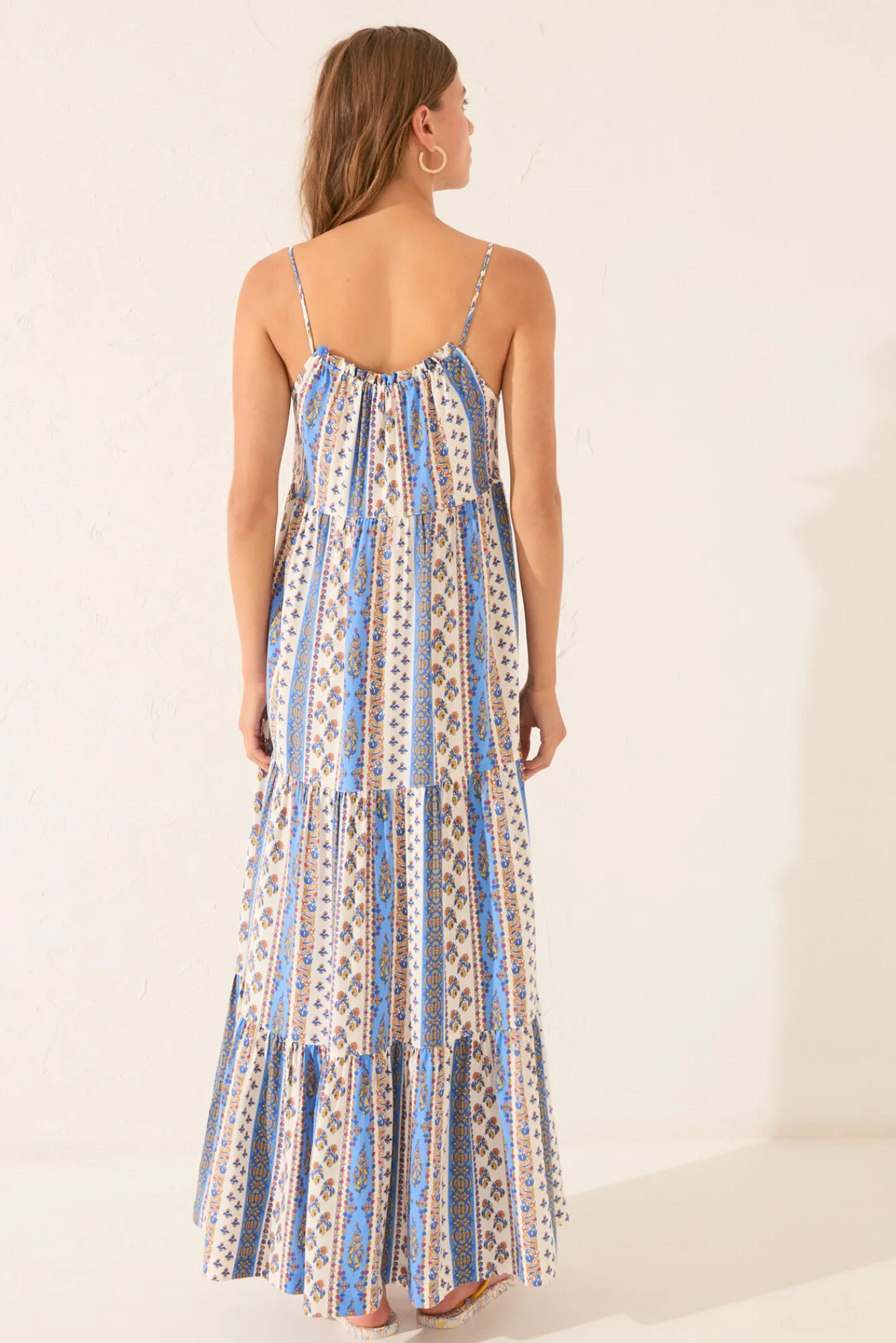 Women'secret Vestido Cenefa Multicolor Viscosa
