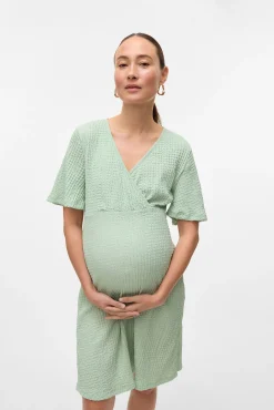 Mamalicious Vestido corto de manga corta maternity y lactancia