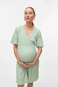 Mamalicious Vestido corto de manga corta maternity y lactancia