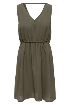 Only Vestido corto de tirantes anchos