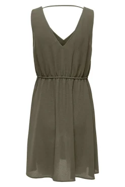 Only Vestido corto de tirantes anchos