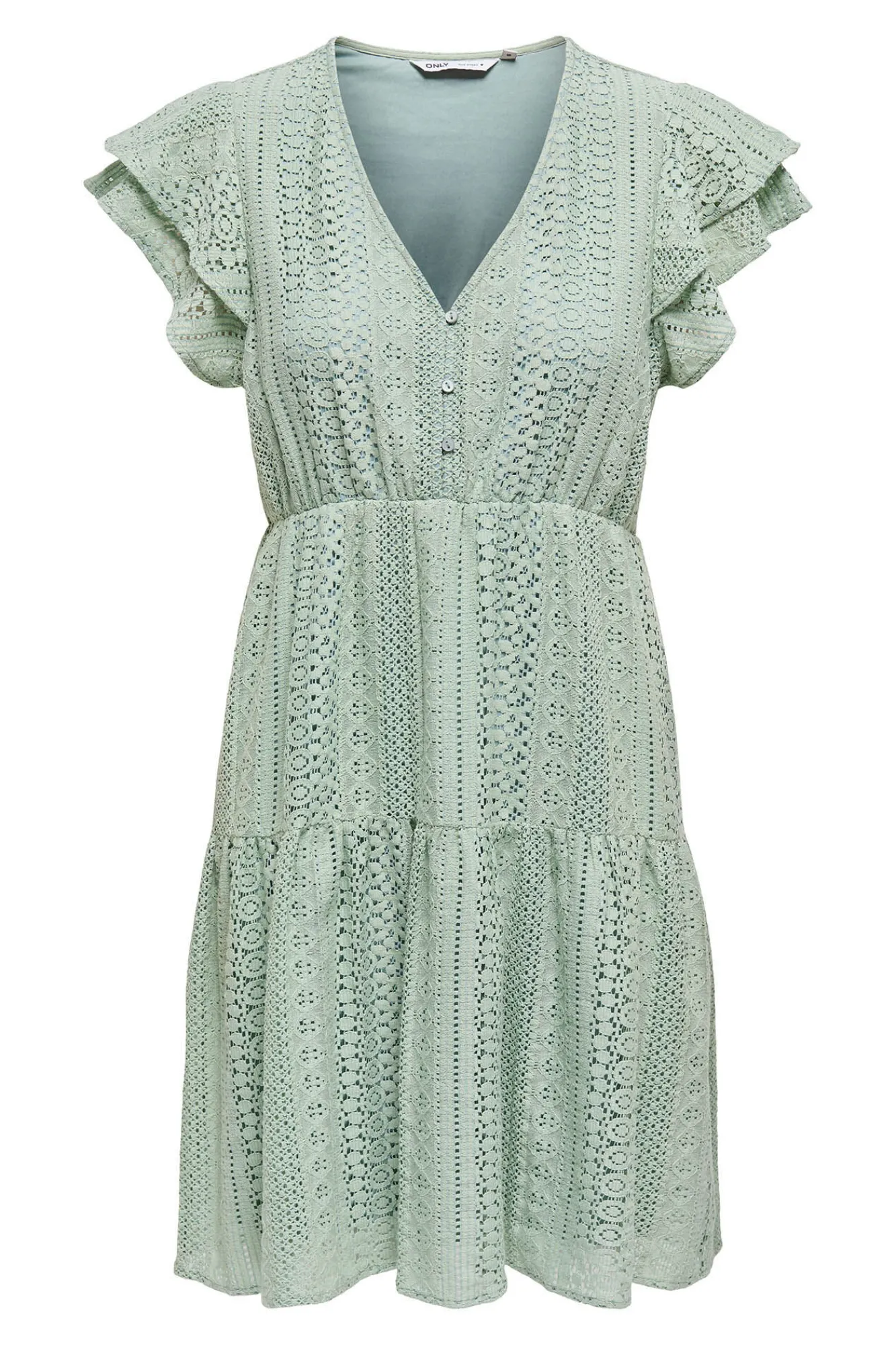 Only Vestido corto manga corta