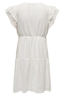 Only Vestido corto manga corta