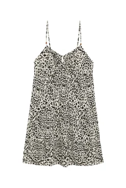 Women'secret Vestido corto tirantes animal print