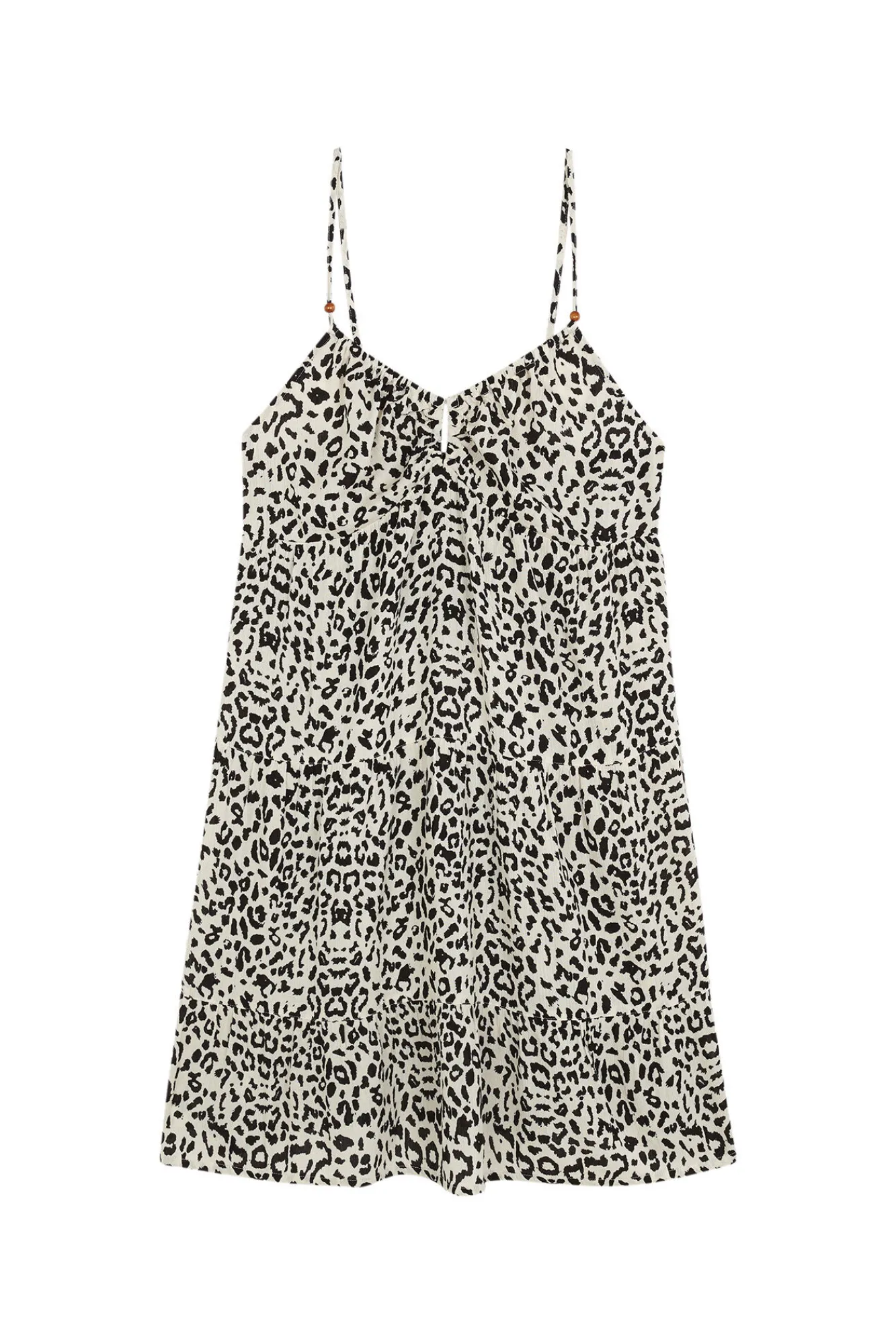 Women'secret Vestido corto tirantes animal print