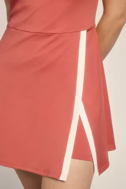 Dash and Stars Vestido corto tirantes coral