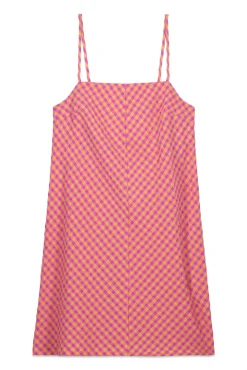 Women'secret Vestido corto tirantes cuadros vichy