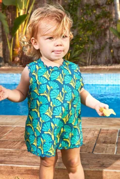 Crianças Gocco Vestido de flores con lazo
