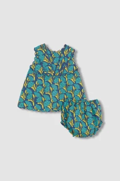 Crianças Gocco Vestido de flores con lazo