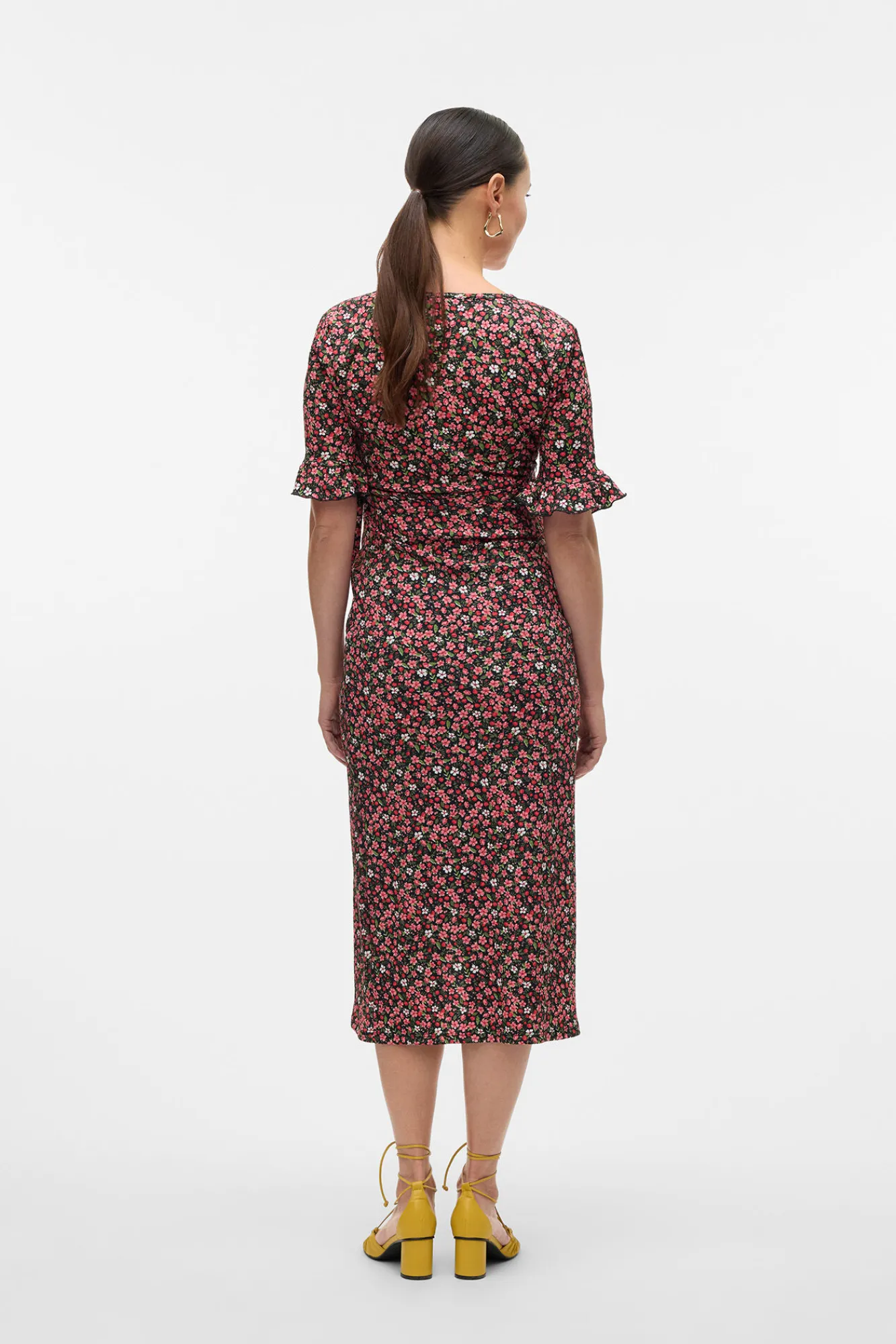 Mamalicious Vestido de manga corta maternity y lactancia