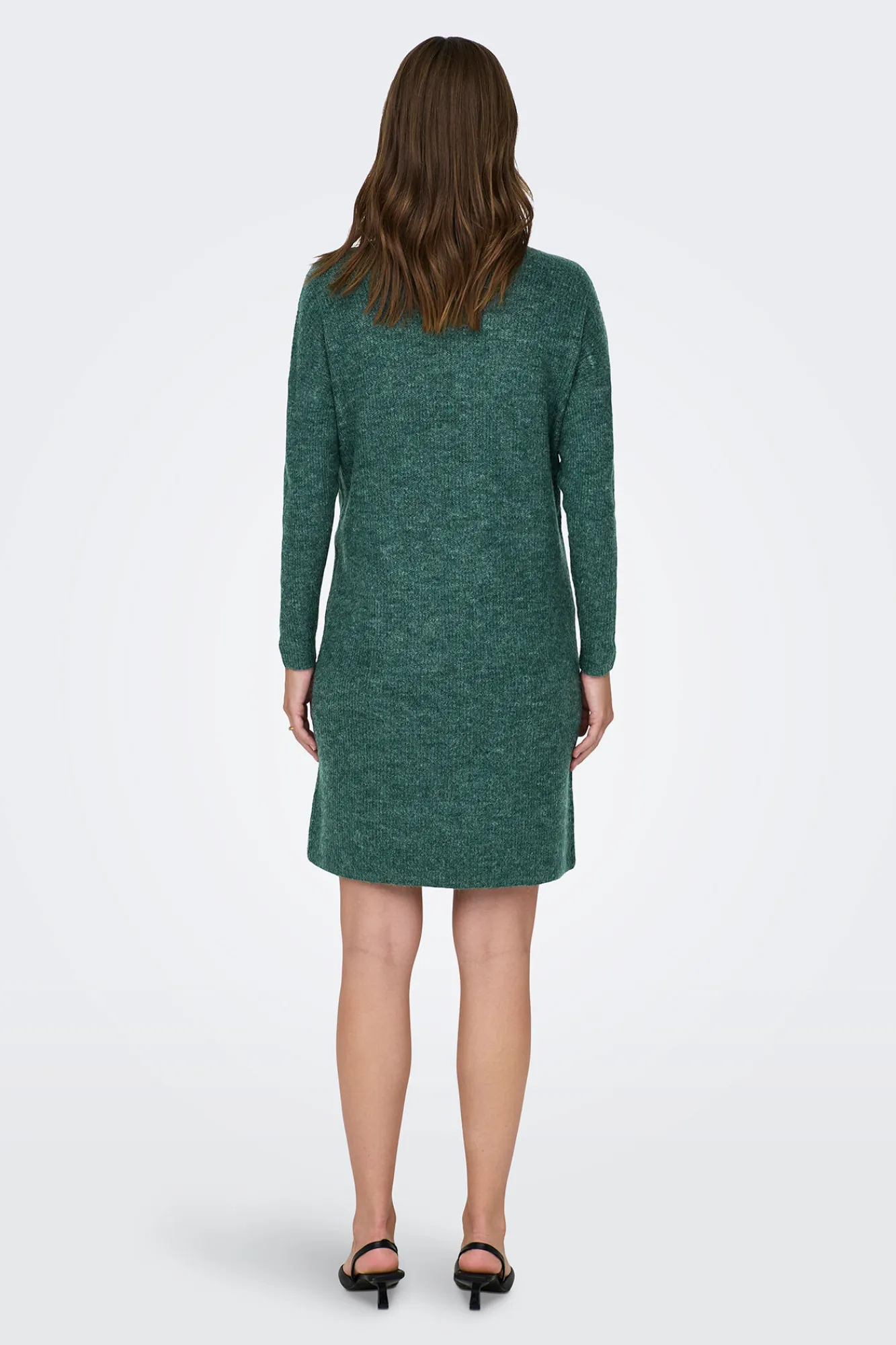 Only Maternity Vestido de punto corto cuello vuelto premamá