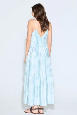 Slowlove Vestido de tirantes estampado