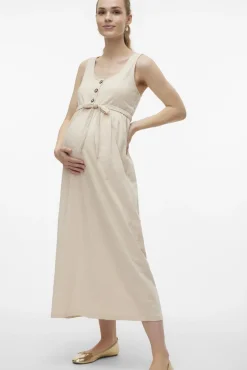 Mamalicious Vestido de tirantes maternity y lactancia