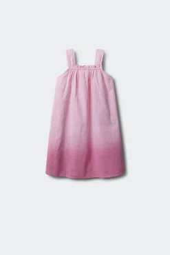 Crianças Springfield Kids Vestido dip dye rosa niña