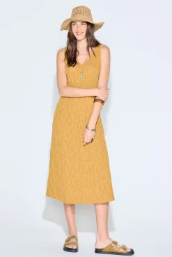 Slowlove Vestido estructura flores