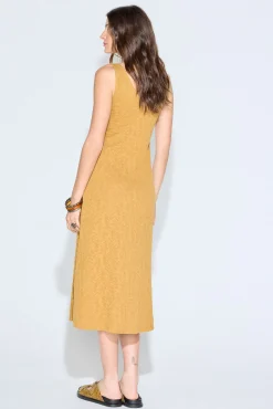 Slowlove Vestido estructura flores