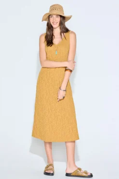 Slowlove Vestido estructura flores