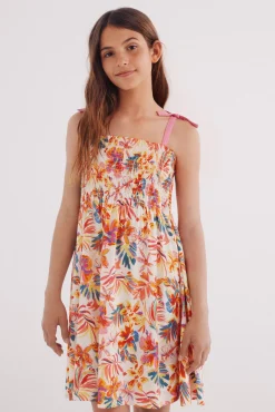 Crianças Springfield Kids Vestido flores niña