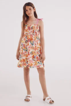 Crianças Springfield Kids Vestido flores niña