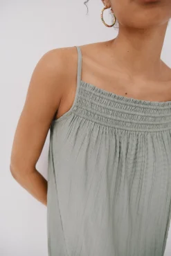 Cortefiel Vestido halter satinado