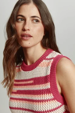 Only Vestido largo crochet