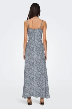Only Vestido largo de tirantes regulables