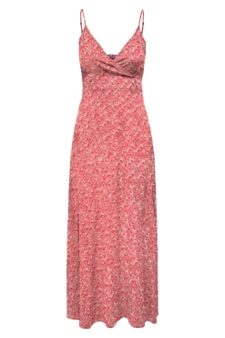 Only Vestido largo de tirantes regulables