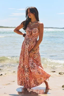 Jaase Vestido largo estampado Bambi