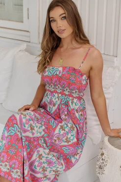 Jaase Vestido largo estampado Cleo
