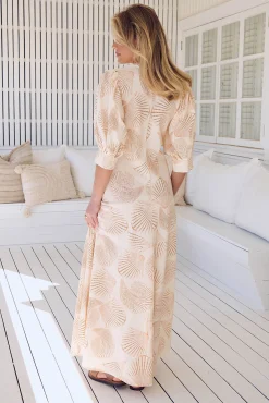 Jaase Vestido largo estampado Delmar