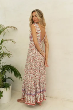 Jaase Vestido largo estampado Esmie