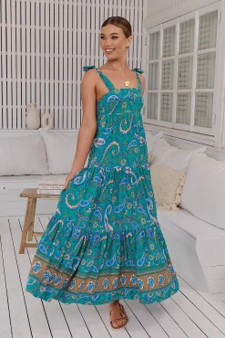 Jaase Vestido largo estampado Marley