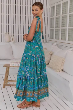 Jaase Vestido largo estampado Marley