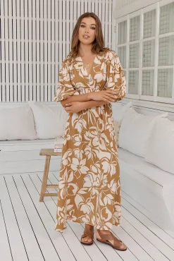 Jaase Vestido largo estampado Sonya