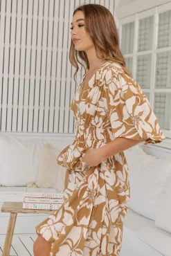 Jaase Vestido largo estampado Sonya