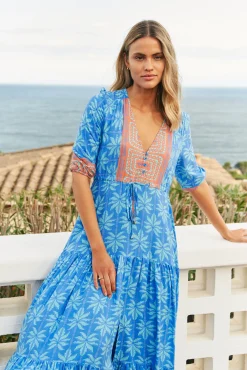 Jaase Vestido largo estampado Tessa