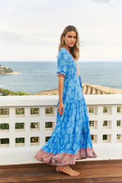 Jaase Vestido largo estampado Tessa