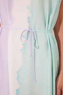 Women'secret Vestido largo tie-dye viscosa
