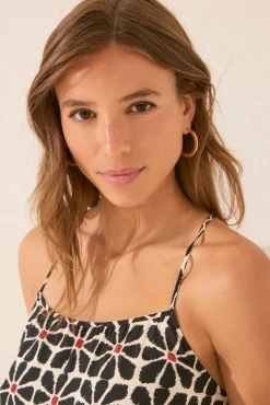 Women'secret Vestido largo tirantes estampado flores