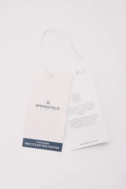Springfield Vestido midi bordado suizo circular