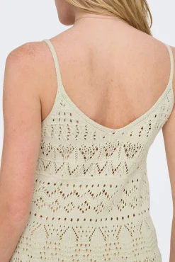 Only Vestido midi crochet