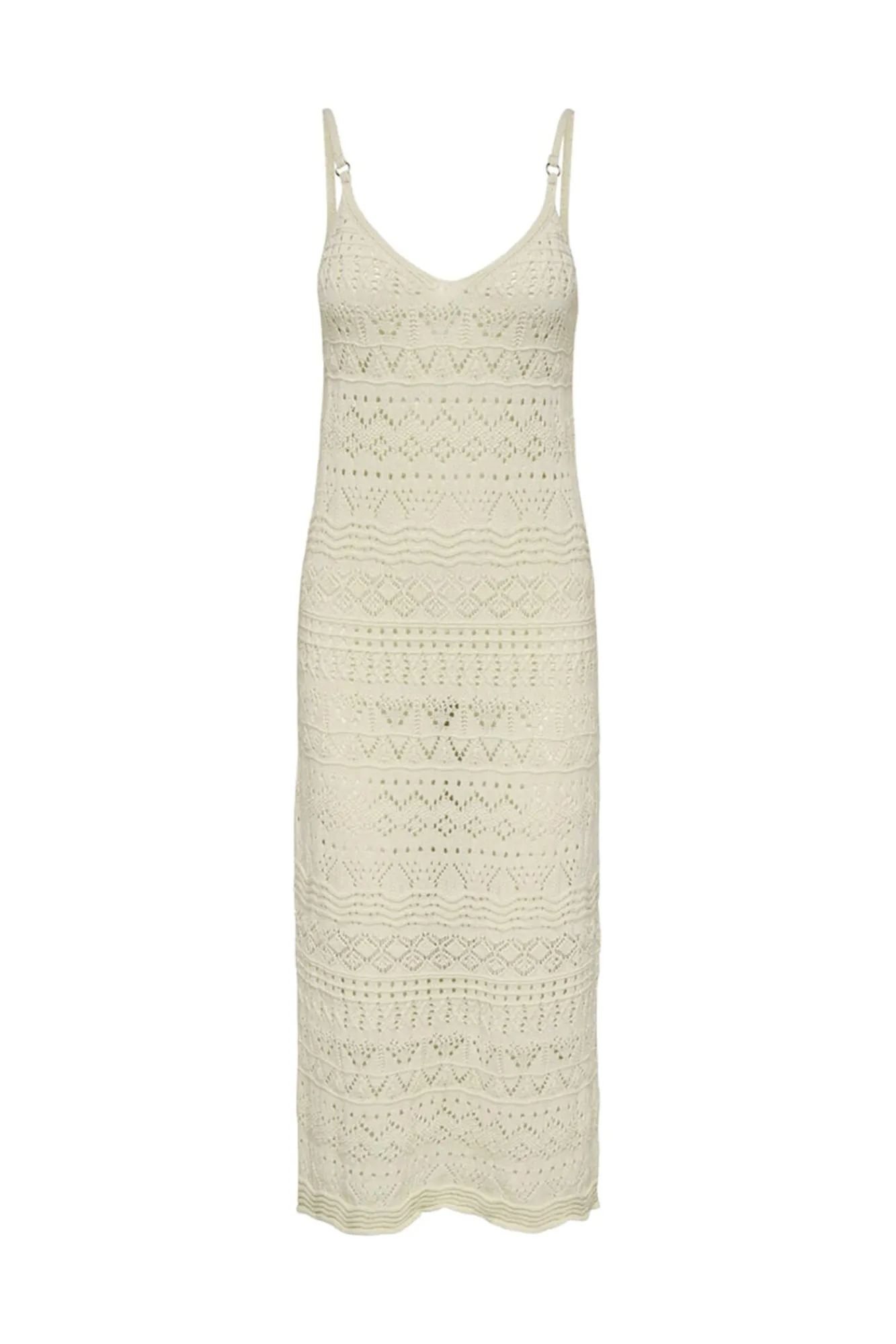 Only Vestido midi crochet