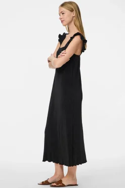 Pieces Vestido midi de flores