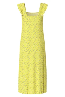 Pieces Vestido midi de flores