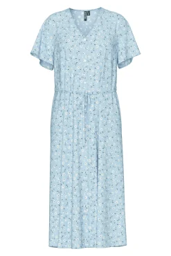 Pieces Vestido midi de flores