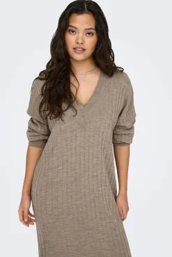 Only Vestido midi de punto
