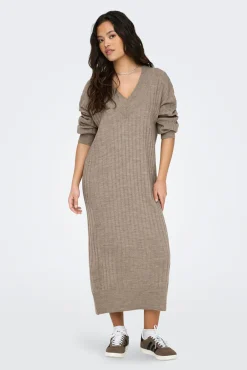 Only Vestido midi de punto