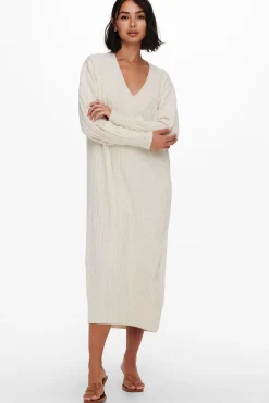 Only Vestido midi de punto